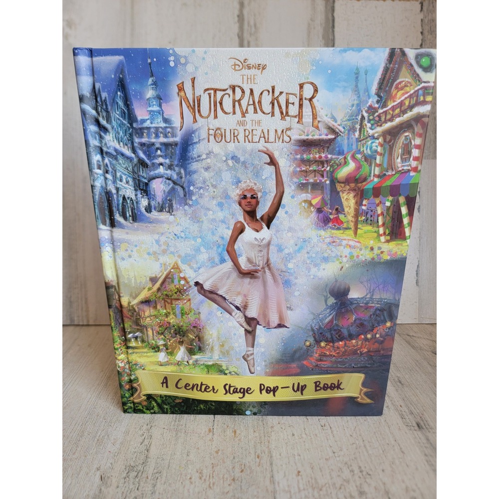 Disney Nutcracker four round center stage pop-up book ballerina dancing